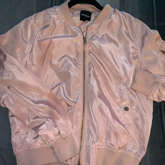 Pink and gold bomber jacket - Picture 3 of 4